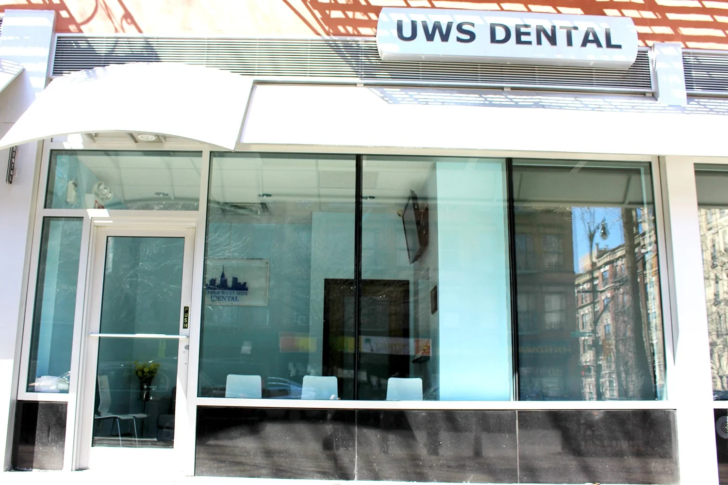 Upper West Side Dental storefront on Columbus Avenue